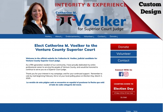 Catherine Voelker to the Ventura County Superior Court