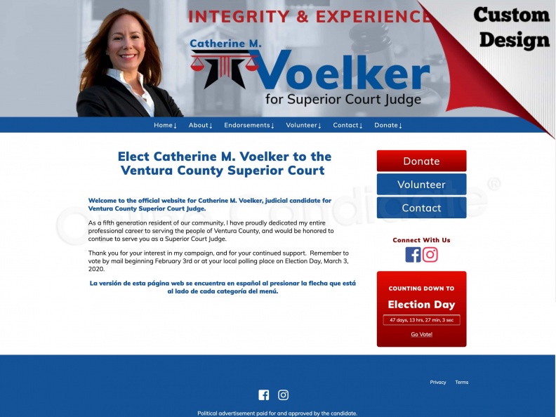 Catherine Voelker to the Ventura County Superior Court