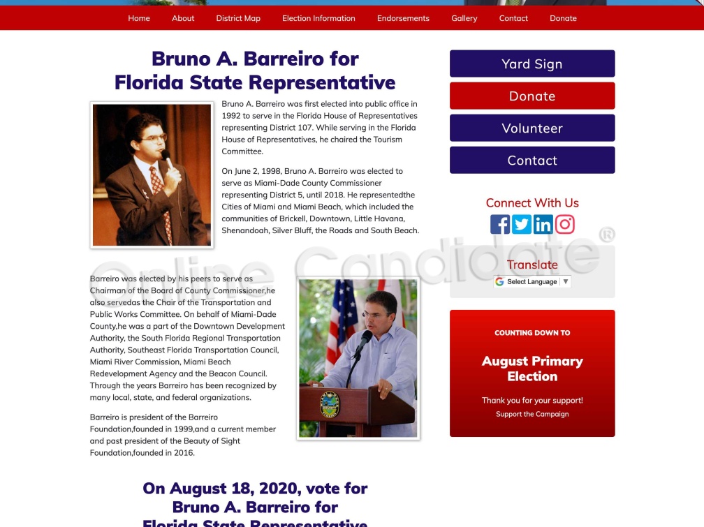 Bruno A. Barreiro for Florida State Representative