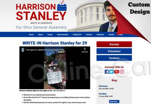 WRITE-IN Harrison Stanley for Ohio General Assembly - 29th District