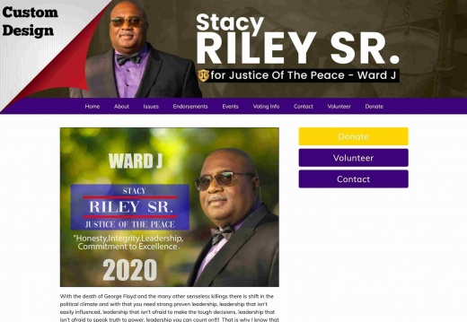 Stacy Riley Sr. for Justice of the Peace