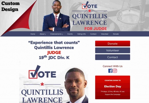 Quintillis Lawrence for Judge