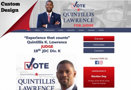 Quintillis K. Lawrence for Judge