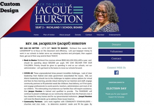 Jacqué Hurston For Richland One School Board - Seat 2