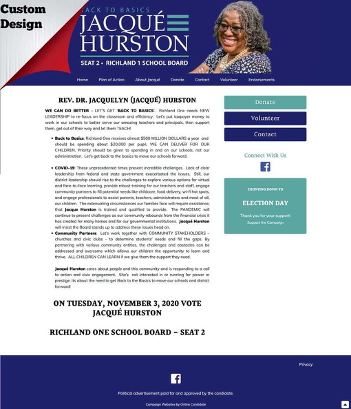 Jacqué Hurston For Richland One School Board - Seat 2.jpg