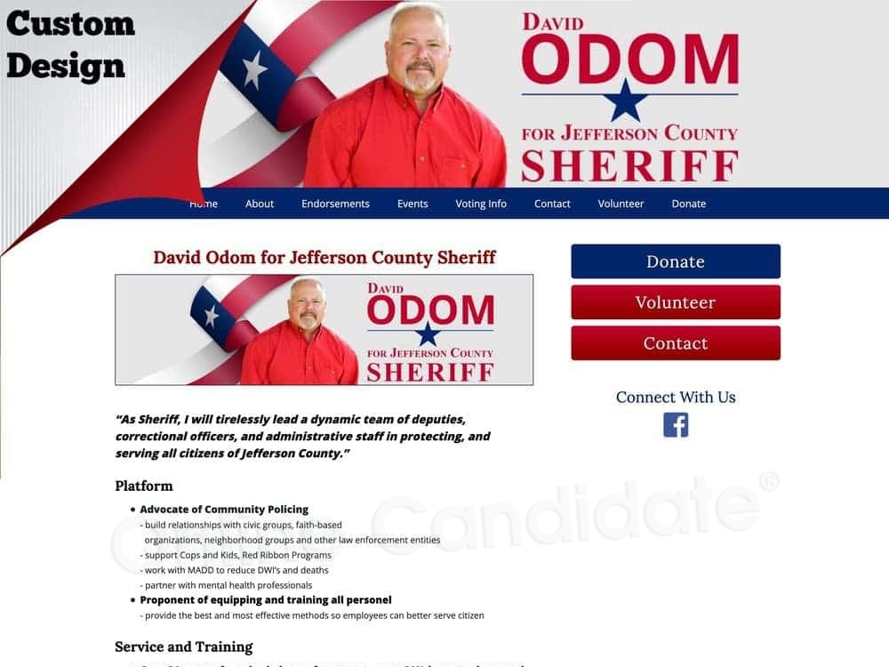 David Odom for Jefferson County Sheriff