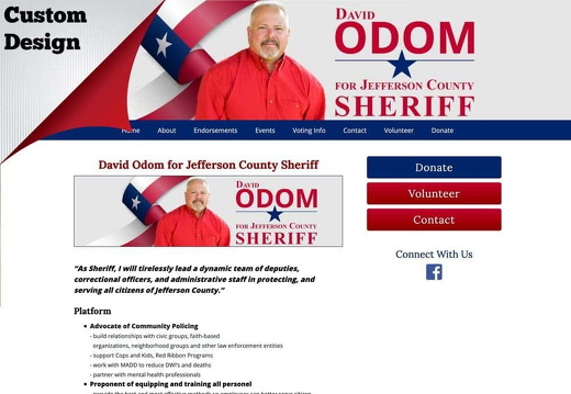 David Odom for Jefferson County Sheriff