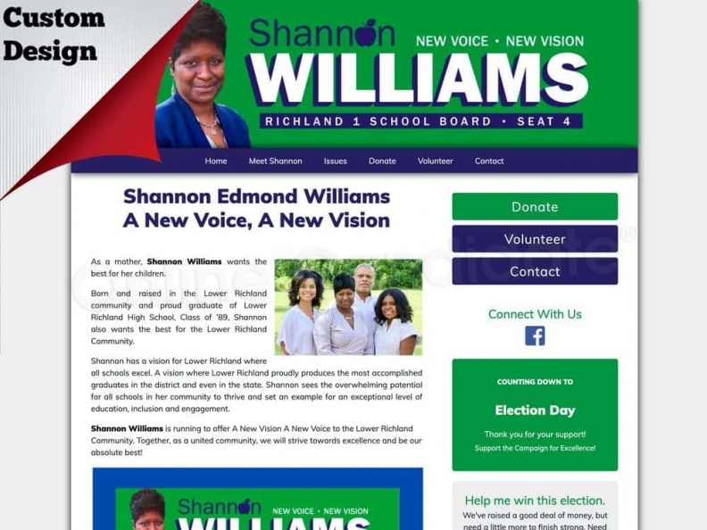 Shannon Edmond Williams fpr School Board