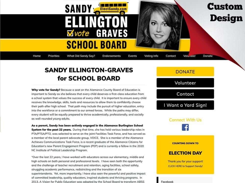 Sandy Ellington-Graves For School Board