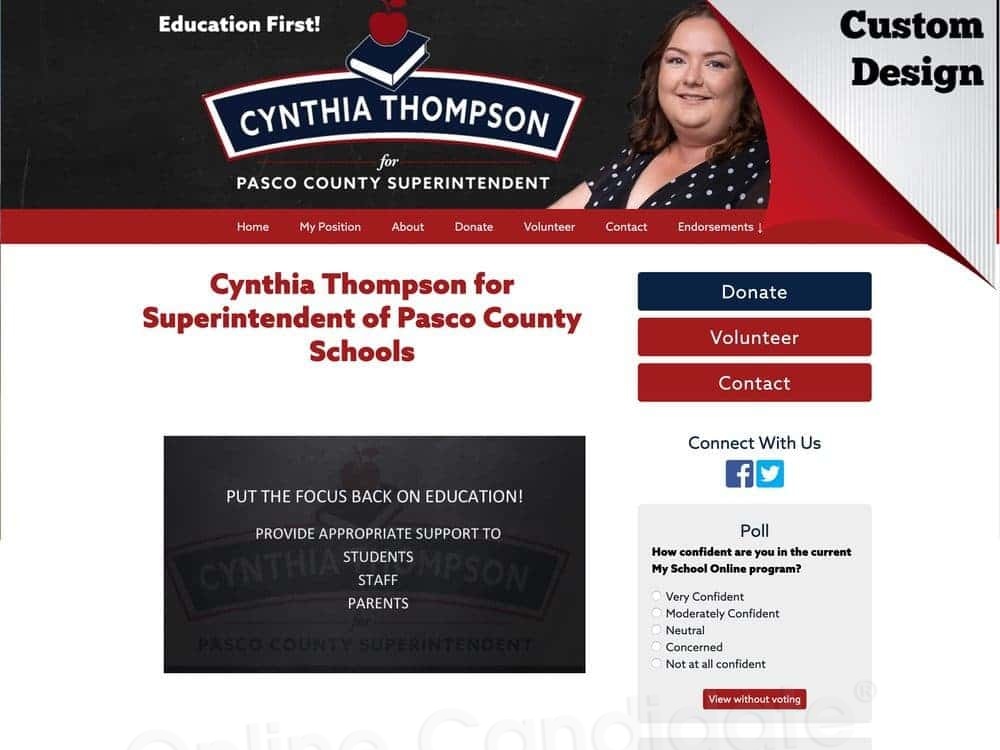 Cynthia Thompson for Superintendent