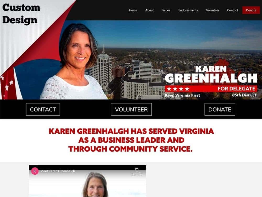 Karen Greenhalgh for Virginia House Delegate - 85th District