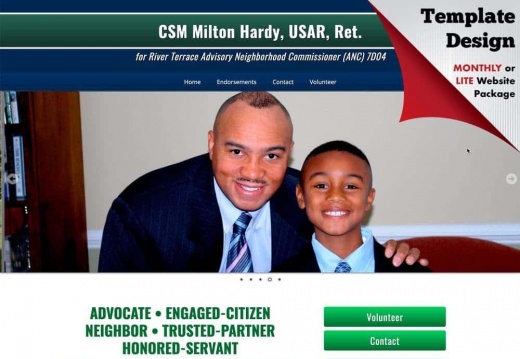 Milton Hardy for River Terrace Advisory Neighborhood Commissioner