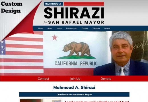 Mahmoud A. Shirazi for San Rafael Mayor