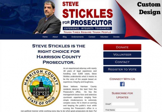 Steve Stickles is the right choice for Harrison County Prosecutor.