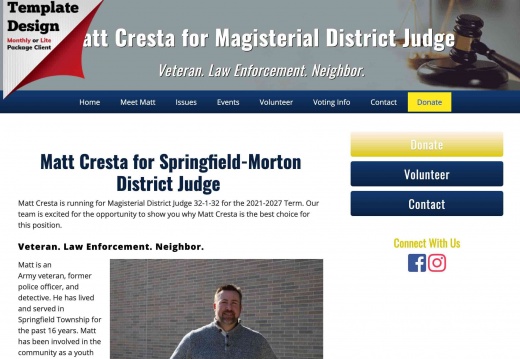  Matt Cresta for Magisterial District Judge 