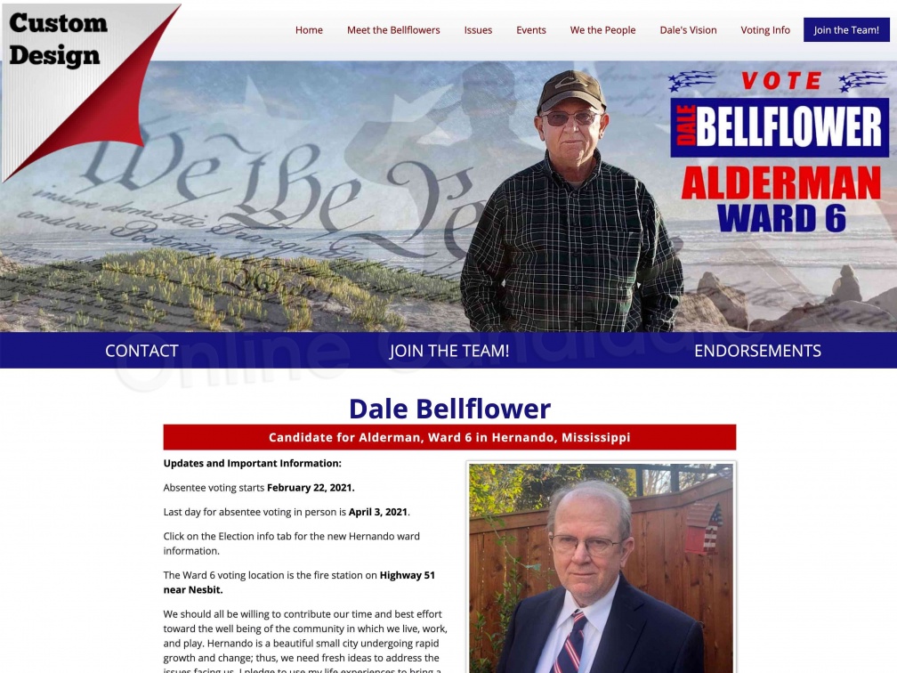 Dale Bellflower for Alderman