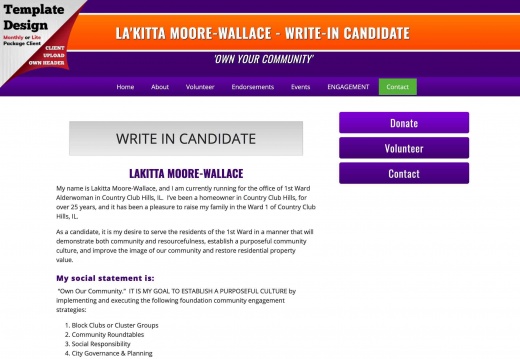 Lakitta Moore-Wallace for Alderwoman