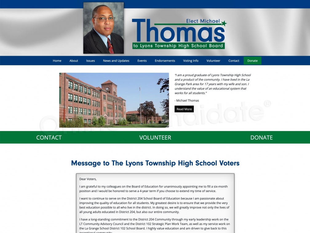 Michael Thomas for Lyons Township High School Board