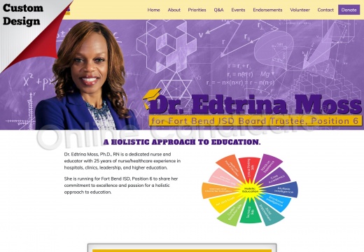 Dr. Edtrina Moss for for Fort Bend Independent School District Board Trustee, Position 6