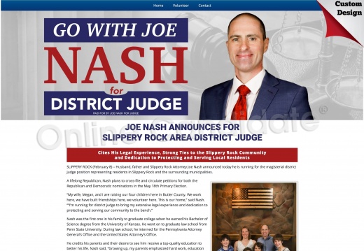 Joe Nash for Judge