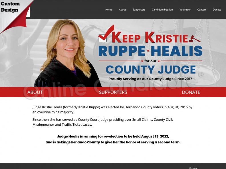 Re-Elect Judge Kristie Healis