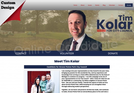 Tim Kolar for Grosse Pointe Park City Council