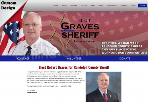 Robert Graves for Randolph County Sheriff