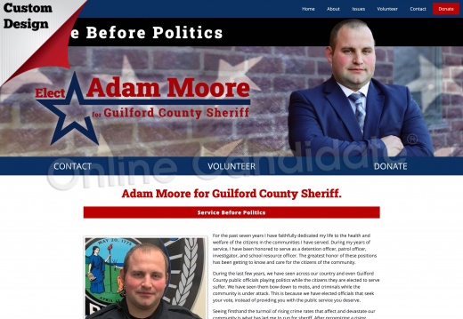 Adam Moore for Guilford County Sheriff