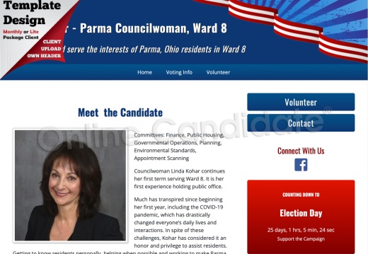 Linda Kohar for Parma, Ohio City Council Ward 8
