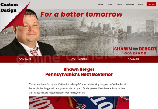 Shawn Berger Pennsylvania’s Next Governor