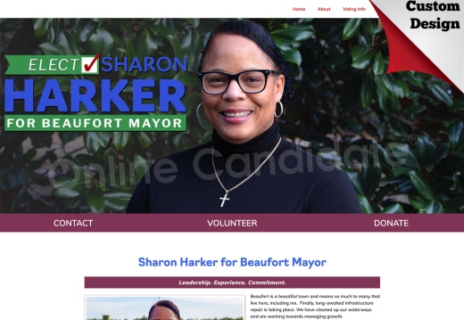Sharon Harker for Beaufort Mayor