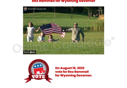Rex Rammell for Wyoming Governor