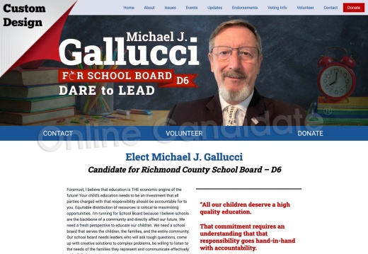 Michael J. Gallucci for Richmond County School Board