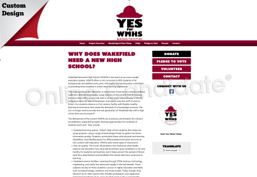 Yes for WMHS - Ballot Measure Website