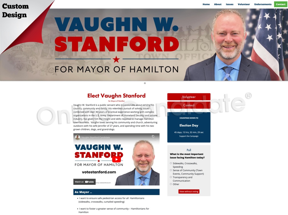 Vaughn Stanford for Mayor of Hamilton