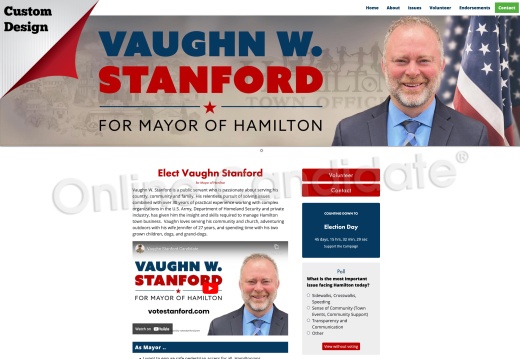 Vaughn Stanford for Mayor of Hamilton