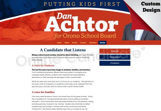 Dan Achtor for Orono School Board