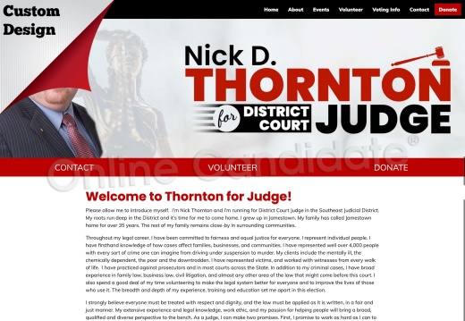 Nick D. Thornton for District Court Judge