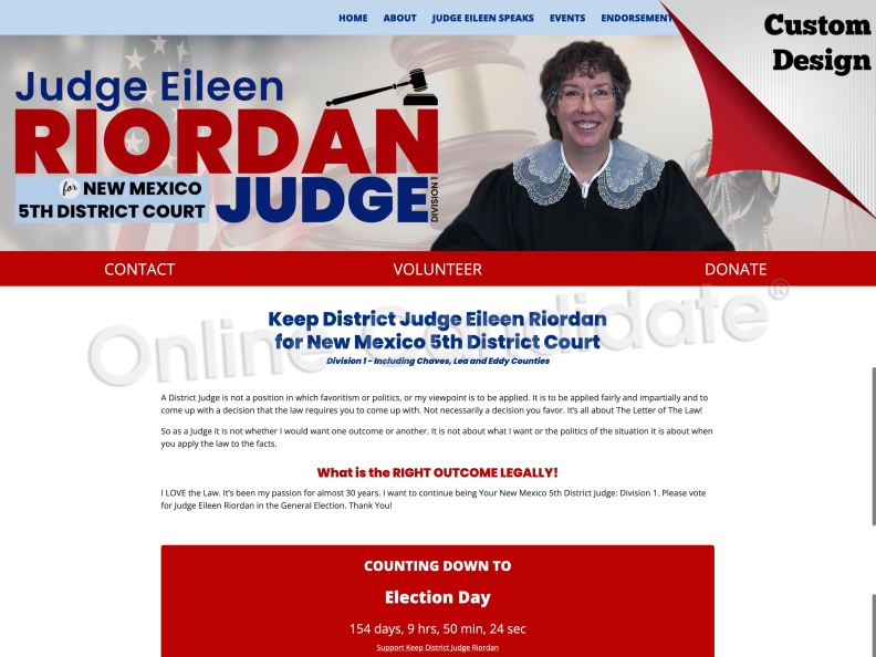 Keep District Judge Eileen Riordan for New Mexico 5th District Court