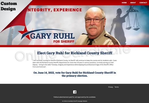 Gary Ruhl for Richland County Sheriff