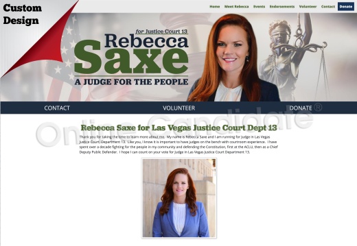 becca Saxe for Las Vegas Justice Court Dept 13