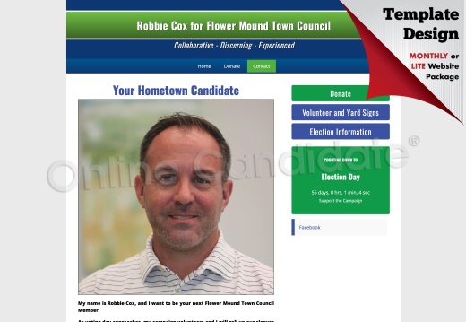  Robbie Cox for Flower Mound Town Council 