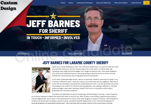 Jeff Barnes for Laramie County Sheriff