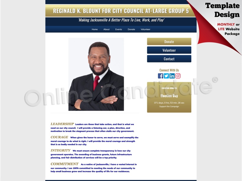 Reginald K. Blount for City Council At-Large Group 5