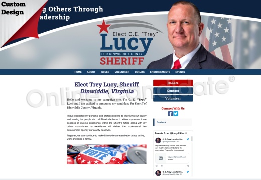 C.E. &quot;Trey&quot; Lucy for Dinwiddie County Sheriff