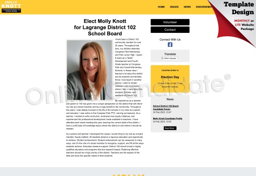 Molly Knott for Lagrange District 102 School Board