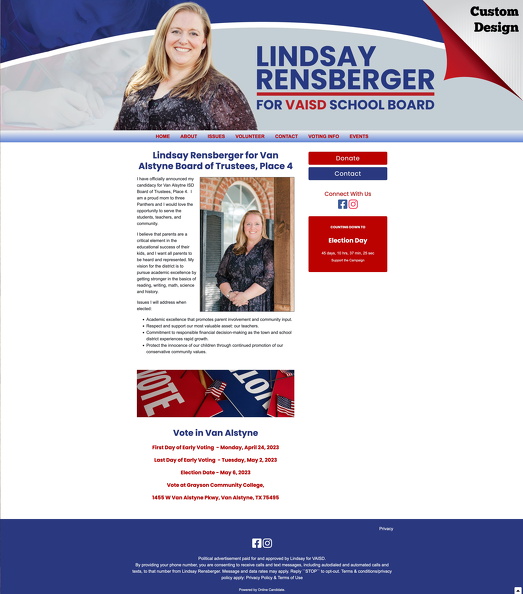 Lindsay Rensberger for Van Alstyne Board of Trustees, Place 4.jpg