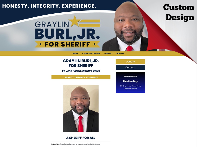 Graylin Burl, Jr. for Sheriff (2667 visits) Graylin Burl, Jr. for Sheriff