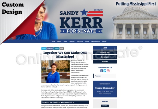 Sandy Kerr for Senate District 19
