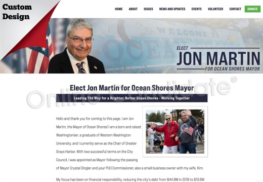 Jon Martin for Ocean Shores Mayor
